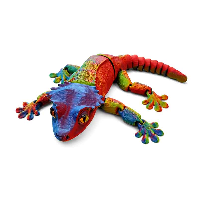 Εύκαμπτη Σαύρα 3D Printed με Κινούμενες Αρθρώσεις - Flexible 3D Printed Articulated Lizard Toy - Image 4