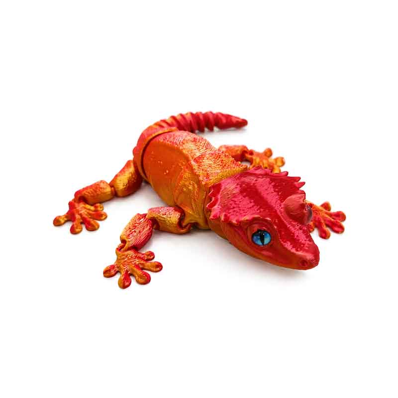 Εύκαμπτη Σαύρα 3D Printed με Κινούμενες Αρθρώσεις - Flexible 3D Printed Articulated Lizard Toy - Image 3