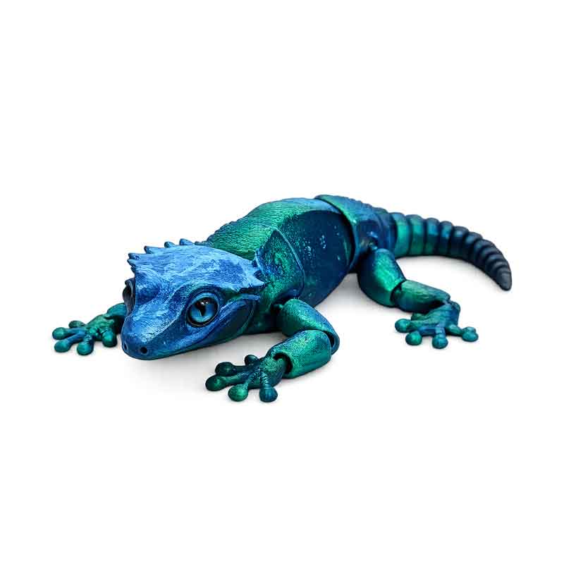 Εύκαμπτη Σαύρα 3D Printed με Κινούμενες Αρθρώσεις - Flexible 3D Printed Articulated Lizard Toy - Image 2