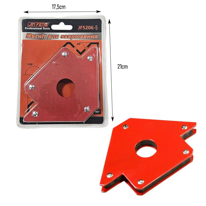 Μαγνητική γωνία ηλεκτροσυγκόλλησης JF5206-5 - Welding Magnet - Image 2