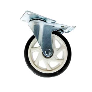 Ρόδα Επίπλου με Πέλμα και Φρένο 12.5cm - Furniture Caster Wheel with Plate and Brake - sukki.gr