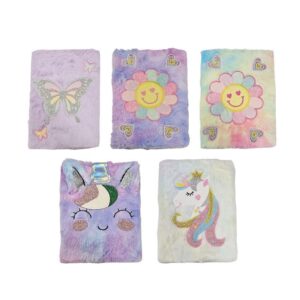 Τετράδιο Α5 με Χνουδωτό Εξώφυλλο - Notebook with Fluffy Cover - sukki.gr