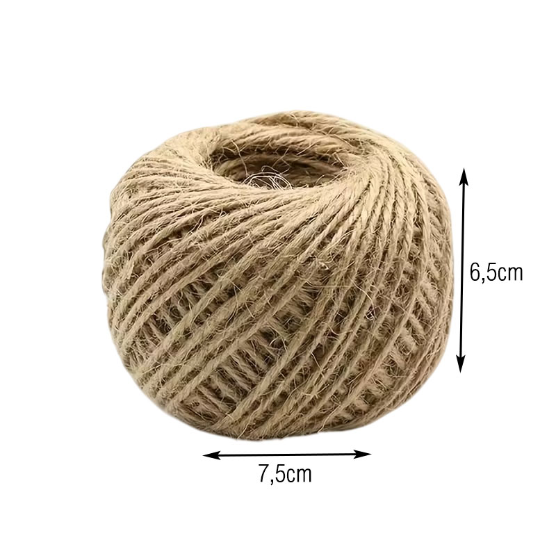 Σπάγκος Γιούτα Φυσικός - Natural Jute Twine - Image 2