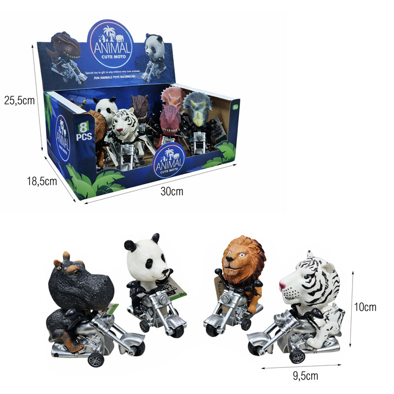 Παιχνίδι Ζωάκια σε Μηχανή – Animal Cute Moto Toys - Image 2