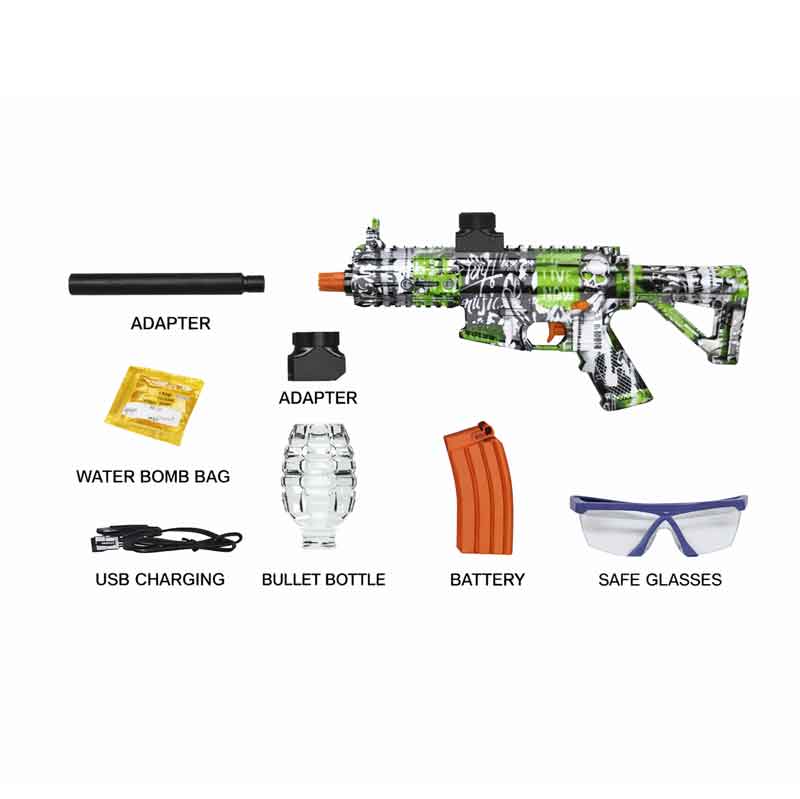 Πιστόλι όπλο νερού με μπαλάκια νερού M416 – Electric Gel Ball Blaster Gun Series - Image 2