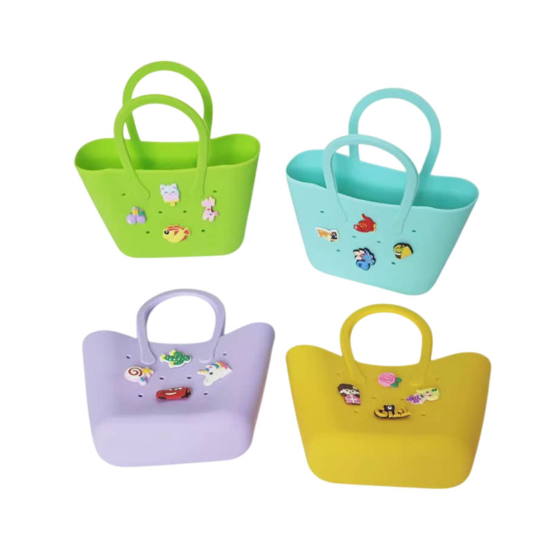 Παιδική Τσάντα Σιλικόνης με Σχέδια – Kids Silicone Handbag with Charms - Image 2