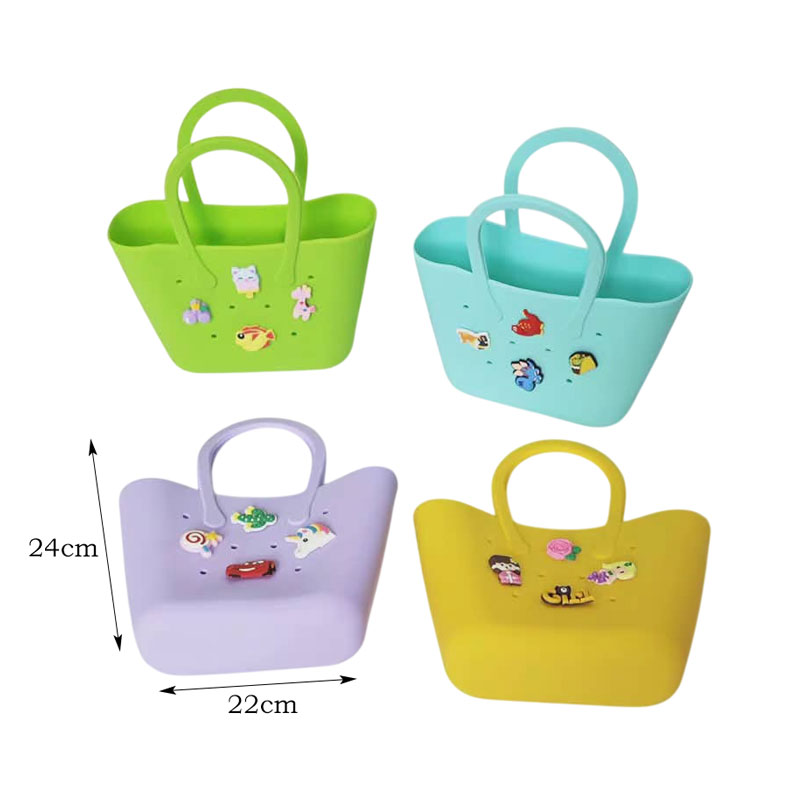 Παιδική Τσάντα Σιλικόνης με Σχέδια – Kids Silicone Handbag with Charms - Image 4