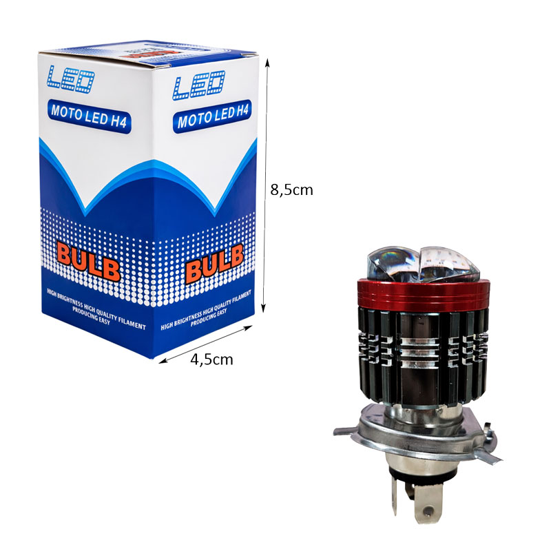 Λάμπα Μοτοσυκλέτας LED H4 - Motorcycle LED H4 - Image 2