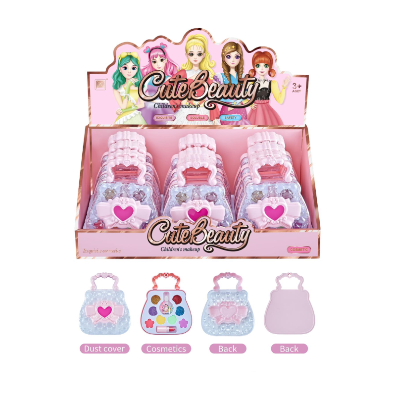 Παιδικό Σετ Μακιγιάζ σε Τσαντάκι Χειρός Cute Beauty - Cute Beauty Kids Makeup Set in Handbag Case - sukki.gr