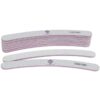 Globalnail Λίμα νυχιών Banana Διπλής Όψης 100/180 25τμχ - Nail File - sukki.gr