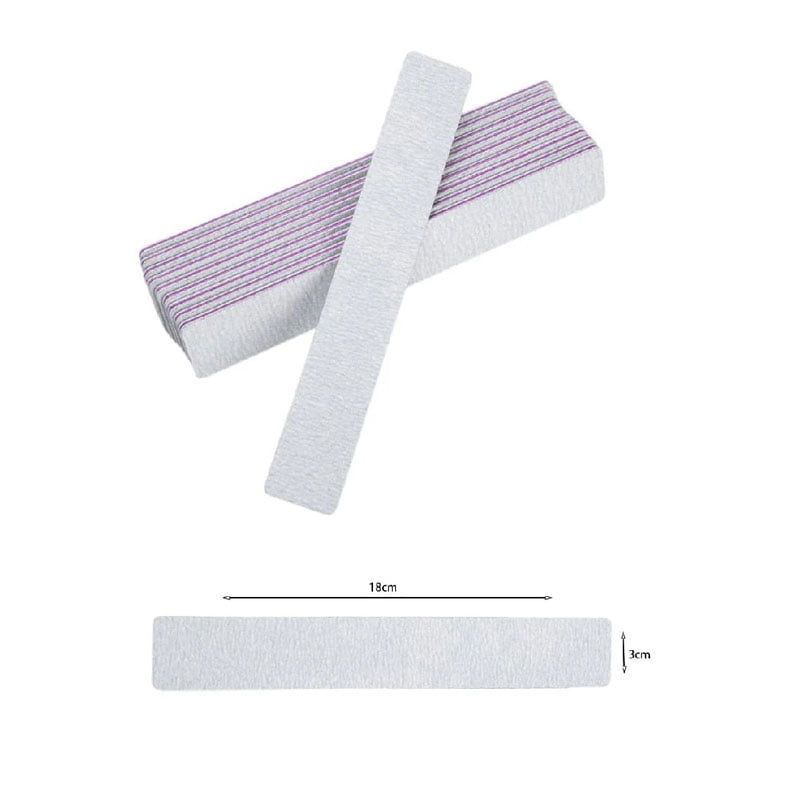 Globalnail Λίμα νυχιών 100/180 25τεμ. - Nail file 25pcs - sukki.gr