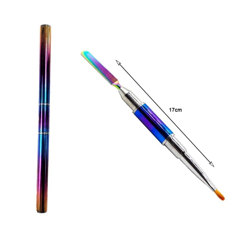 Διπλό Πινέλο Acrylic Gel - Pen for acrylic gel two sides - Image 6