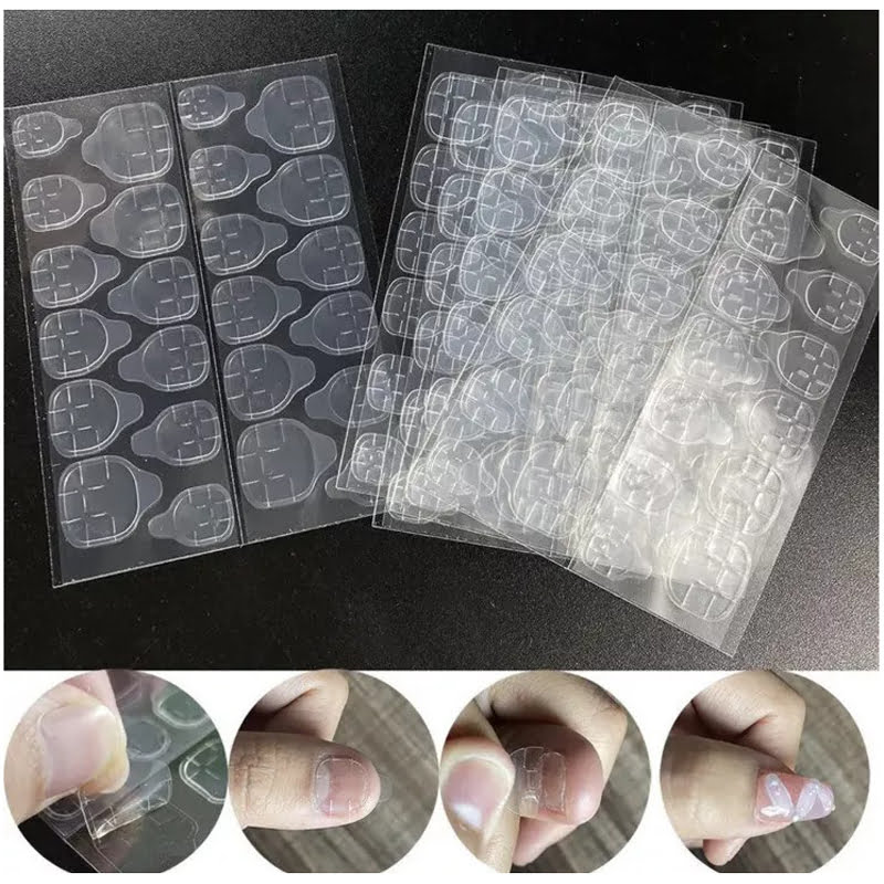 Αυτοκόλλητα Φύλλα Διπλής Όψης Για Tips Νυχιών - Sheets Nail Jelly Glue Manicure Adhesive Paste - sukki.gr
