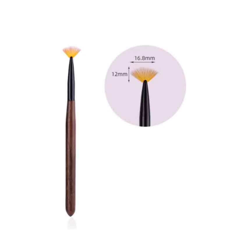 Σετ Πινέλα Νυχιών με Θήκη 12 Τεμάχια - Nail Art Brush Set with Case - Image 3
