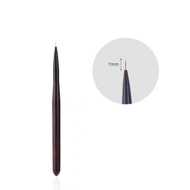 Σετ Πινέλα Νυχιών με Θήκη 12 Τεμάχια - Nail Art Brush Set with Case - Image 10