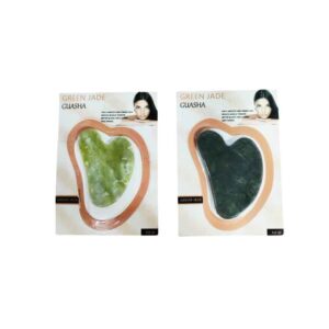 Πέτρα Νεφρίτη για Μασάζ Προσώπου - Green Jade Massage Stone Gua Sha - sukki.gr