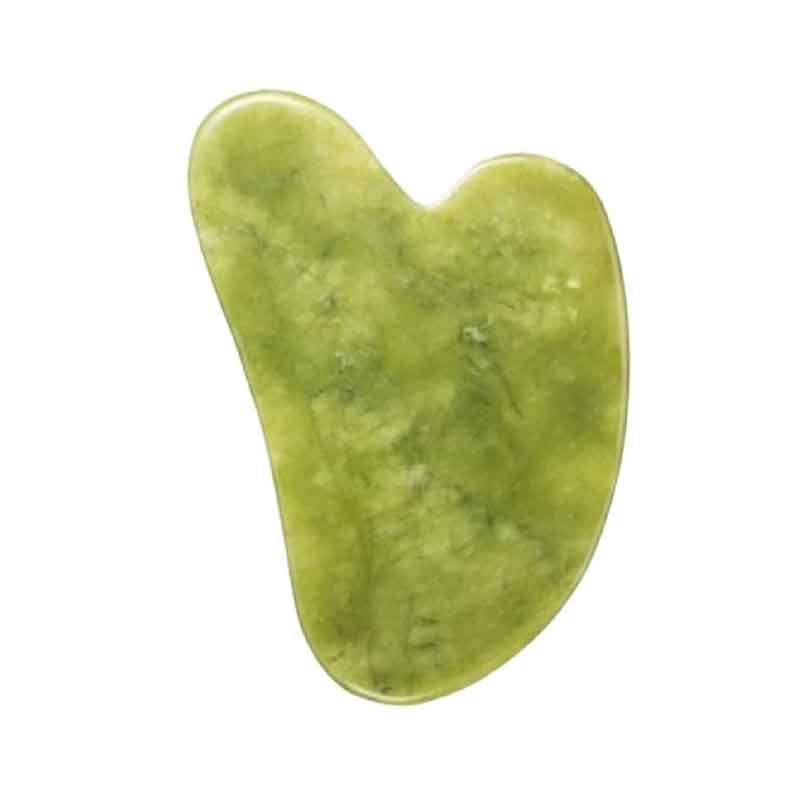 Πέτρα Νεφρίτη για Μασάζ Προσώπου - Green Jade Massage Stone Gua Sha - Image 3