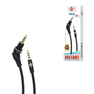 Wisdomup Καλώδιο Ήχου AUX 3.5mm με Περιστρεφόμενο Βύσμα YP-14 - AUX Audio Cable 3.5mm with Rotating Plug - sukki.gr