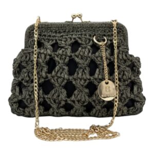 Ψάθινο τσαντάκι χιαστι CN26013 – Πράσινο BAG TO BAG - sukki.gr