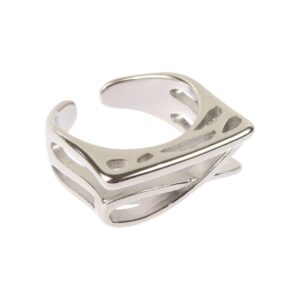 Δαχτυλίδι YC-JZ0065 – Ασημί BAG TO BAG - sukki.gr
