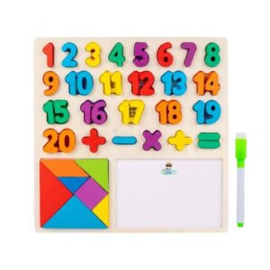 Εκπαιδευτικό Ξύλινο Παιχνίδι Αριθμοί - Wooden Game Numbers - sukki.gr