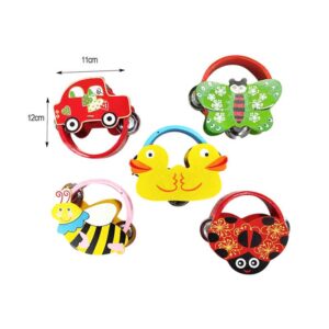 Alternative view of Παιδικό Ξύλινο Ντέφι - Children's Wooden Tambourine
