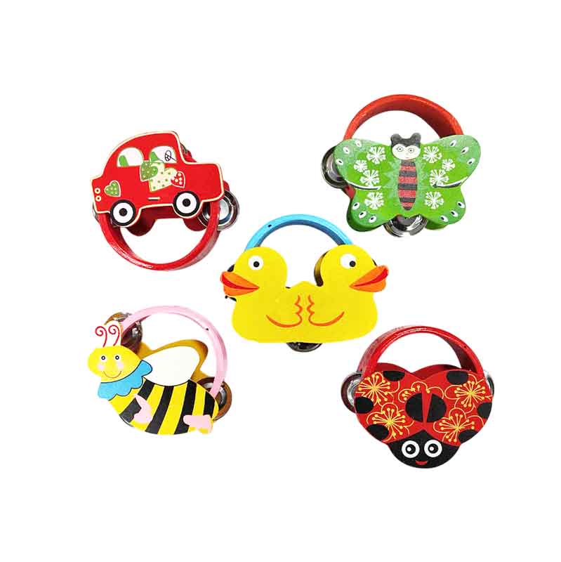 Παιδικό Ξύλινο Ντέφι - Children's Wooden Tambourine - sukki.gr