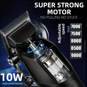 Alternative view of Kemei Κουρευτική Μηχανή KM-1858 - Hair clipper professional