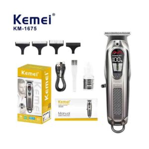 Kemei Κουρευτική Μηχανή KM-1675 - Hair clipper professional - sukki.gr