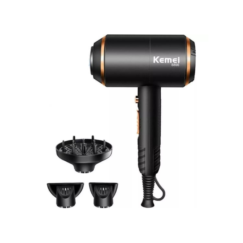 Kemey Πιστολάκι Μαλλιών Ιονικής Τεχνολογίας 1700W KM-8896 - Kemey KM-8896 Ionic Hair Dryer 1700W - Image 3