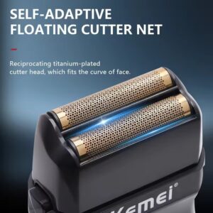 Alternative view of Kemei Ξυριστική Μηχανή Foil Επαναφορτιζόμενη με LED Οθόνη KM-T420 - Rechargeable Foil Shaver with LED Display