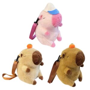 Τσάντα Λούτρινο Καπιμπάρα  - Stuffed Capybara Bag - sukki.gr