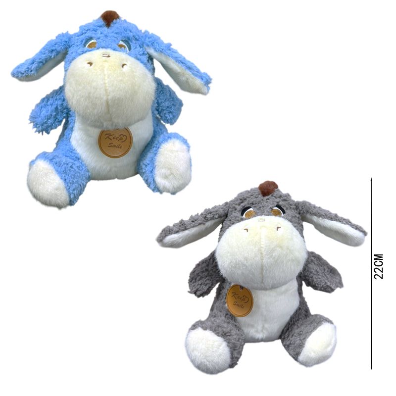 Λούτρινο γαϊδουράκι - Stuffed animal donkey - Image 4