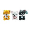 Λούτρινο Αρκουδάκι Σκυλάκι με Κόκαλο - Dog Plush Toy with Bone - sukki.gr