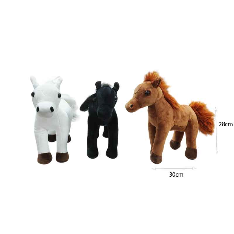 Λούτρινο Άλογο Παιχνίδι 30cm - Plush Horse Toy - Image 3