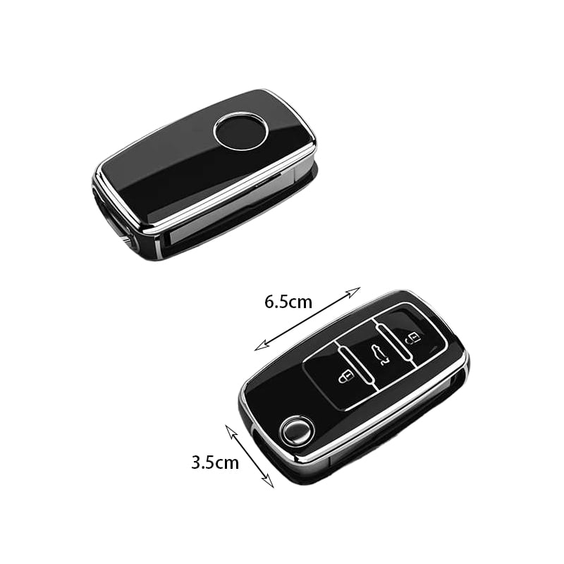 Θήκη Κλειδιών Αυτοκινήτου Μαύρη - Car Key Cover - Image 2