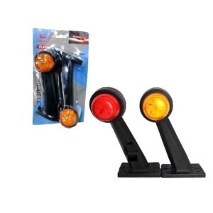 Ζευγάρι Φώτα Όγκου LED Πορτοκαλί-Κόκκινο - LED Volume Lights Orange - Red - sukki.gr