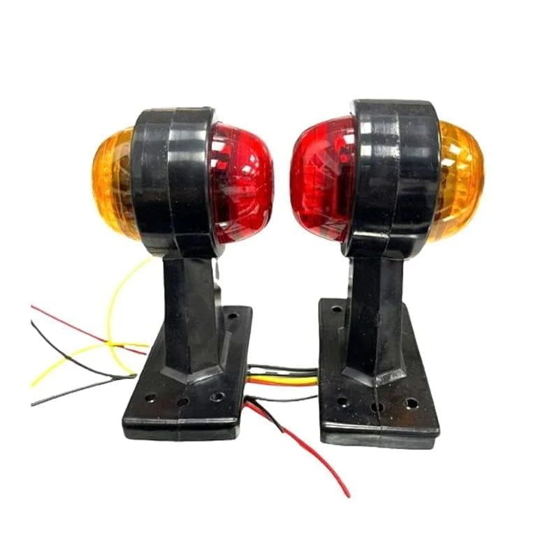 Ζευγάρι Φώτα Όγκου LED Πορτοκαλί-Κόκκινο - LED Volume Lights Orange - Red - Image 3