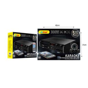 Bluetooth & DSP – 300W Stereo Q-GF777 - Karaoke Reverberation Power Amplifier - sukki.gr