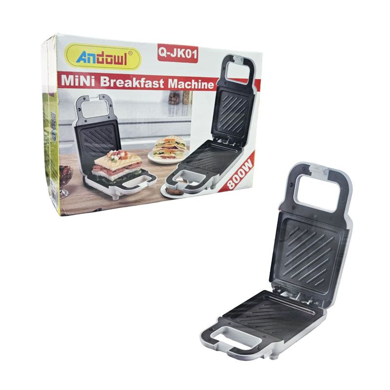 Andowl Μίνι Τοστιέρα 800 W Q‑JK01 - MiNi Breakfast Machine - sukki.gr