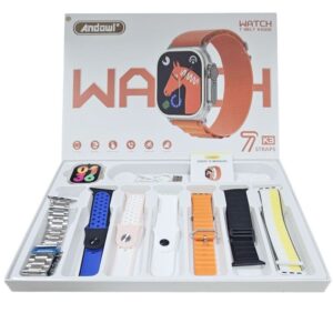 Alternative view of Andowl K3 Έξυπνο Ρολόι με 7 Λουράκια - Smartwatch with 7 Straps