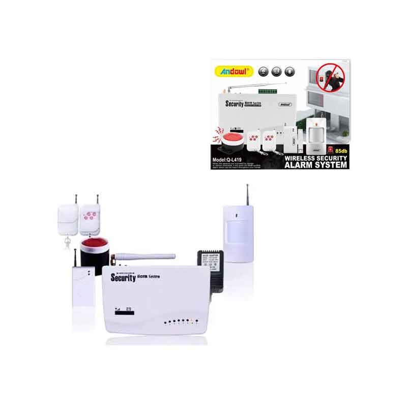Andowl Ασύρματο Σύστημα Συναγερμού 85db Q-L419 - Wireless Security Alarm System - sukki.gr