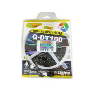 Andowl Λεντοταινία LED ταινία RGB 10m με τηλεχειριστήριο Q-DT100 - LED strip lights - sukki.gr