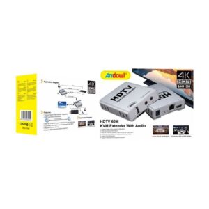 Andowl Ενισχυτής Σήματος HDMI HDTV 60M Q-HD1500 - KVM Extender With Audio - sukki.gr