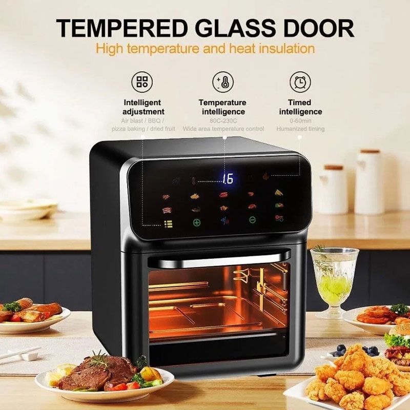 Andowl Φριτέζα Αέρος 1800W 220V 12L με Οθόνη Αφής Q-G33 - Air Fryer - Image 2