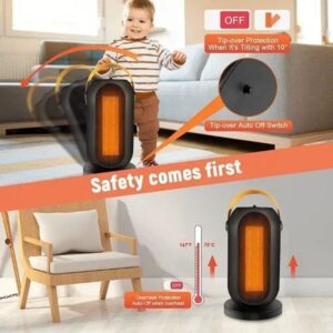 Alternative view of Andowl Αερόθερμο 1800W 220V Q-N779 - Electric Heater