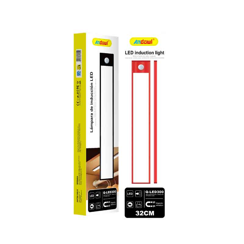 Andowl LED Φωτιστικό Ντουλαπιού με Αισθητήρα Κίνησης Q-LED300 - USB Rechargeable LED Induction Light - sukki.gr