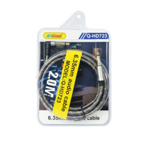 Andowl Καλώδιο Ήχου 6.35mm σε 6.35mm 2.0M Q-HD723 - Audio Cable - sukki.gr