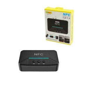 Ασύρματος Αναμεταδότης Ήχου Bluetooth/NFC Andowl (J) Q-T92 – Μαύρο - Wireless Receiver - sukki.gr