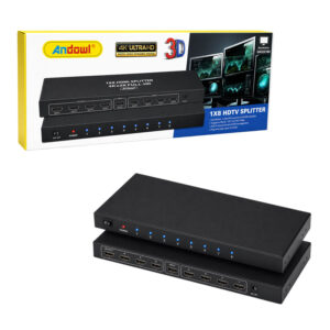 Andowl Διακλαδωτής HDMI 1 σε 8 4K Ultra HD με Υποστήριξη 3D Q-HD2100 - HDMI Splitter - sukki.gr